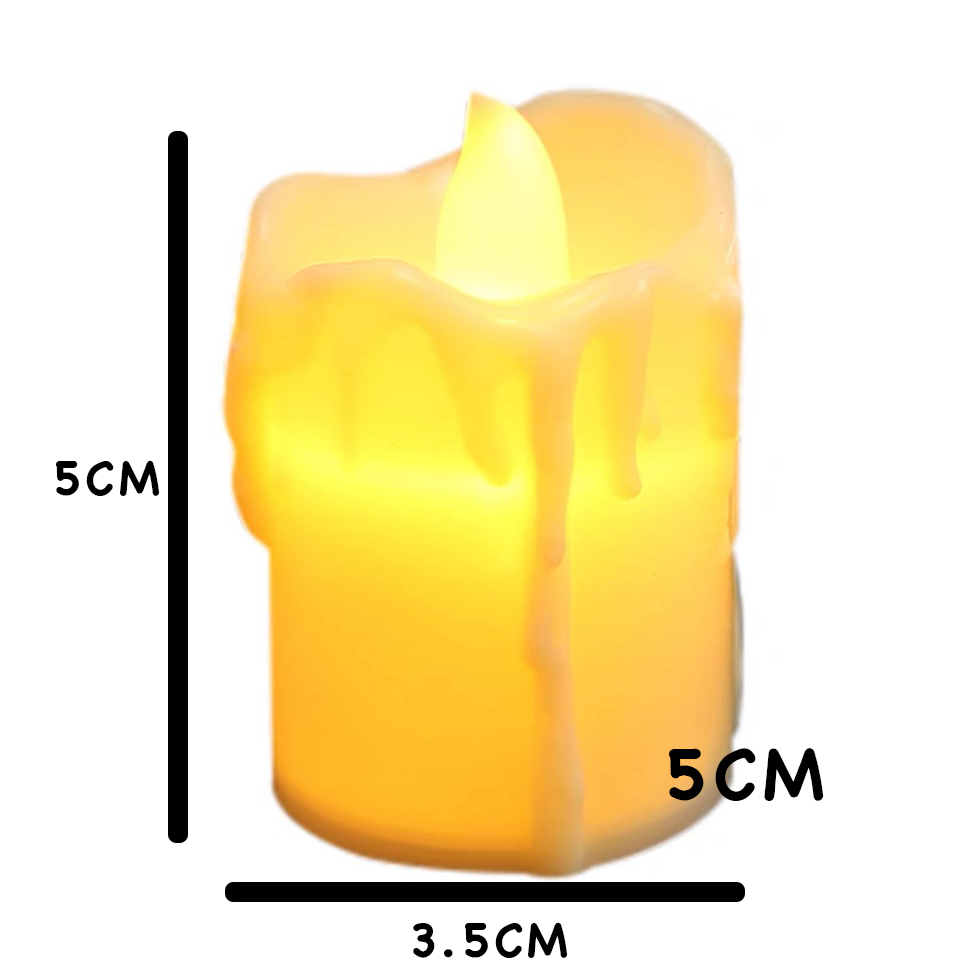 LED Swinging Candle Smokless Flameless Swing Candles Light Warm White Fairy Lights Lighting Night Lamp Wedding Birthday Party Decoration Lilin Lampu