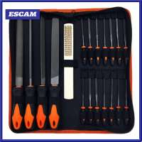 Norman Malthus Carbon Steel File Set High Strength File Set Woodworking Carving Files Kit High Carbon Steel Multi-functional Metal Wood Rasp Set Compact Portable Hand Tools for Precision Crafting and Diy Projects