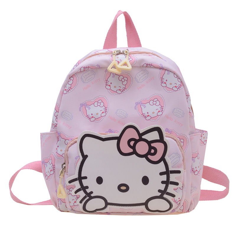 New Sanrios Kawaii Kittys Cinnamoroll Kuromi My Melody Cartoon Cute Childrens Backpack Boy Girls Sch