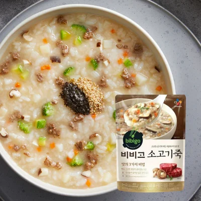 [BIBIGO] Beef Porridge 450g bibigo porridge Abalone porridge CJ bibigo bibigo food korea food k-food korea soup korean food
