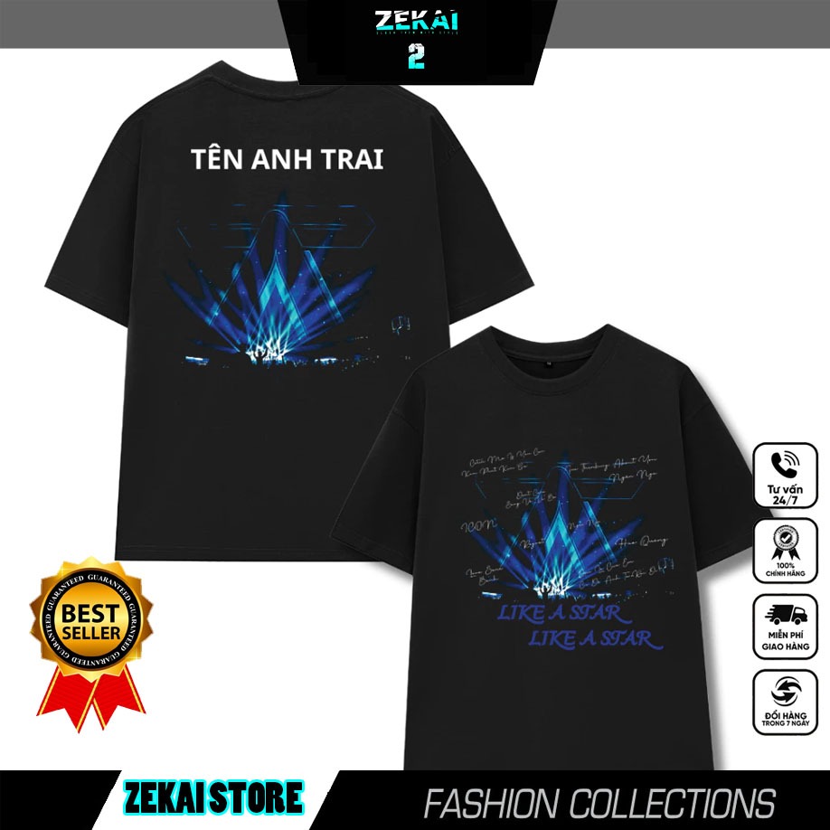 [MỚI] Áo Thun Unisex ATSH các bài hát, Áo Phông Nam Nữ Form Rộng | ZEKAI STORE