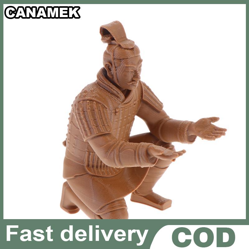 CANAMEK Sáng Tạo Đất Nung Chiến Binh Chủ Bút 3D In Ấn Bút Chì Lưu Trữ Giá Nhựa Máy Tính Để Bàn Tổ Chức Trang Trí Bàn Quà Tặng