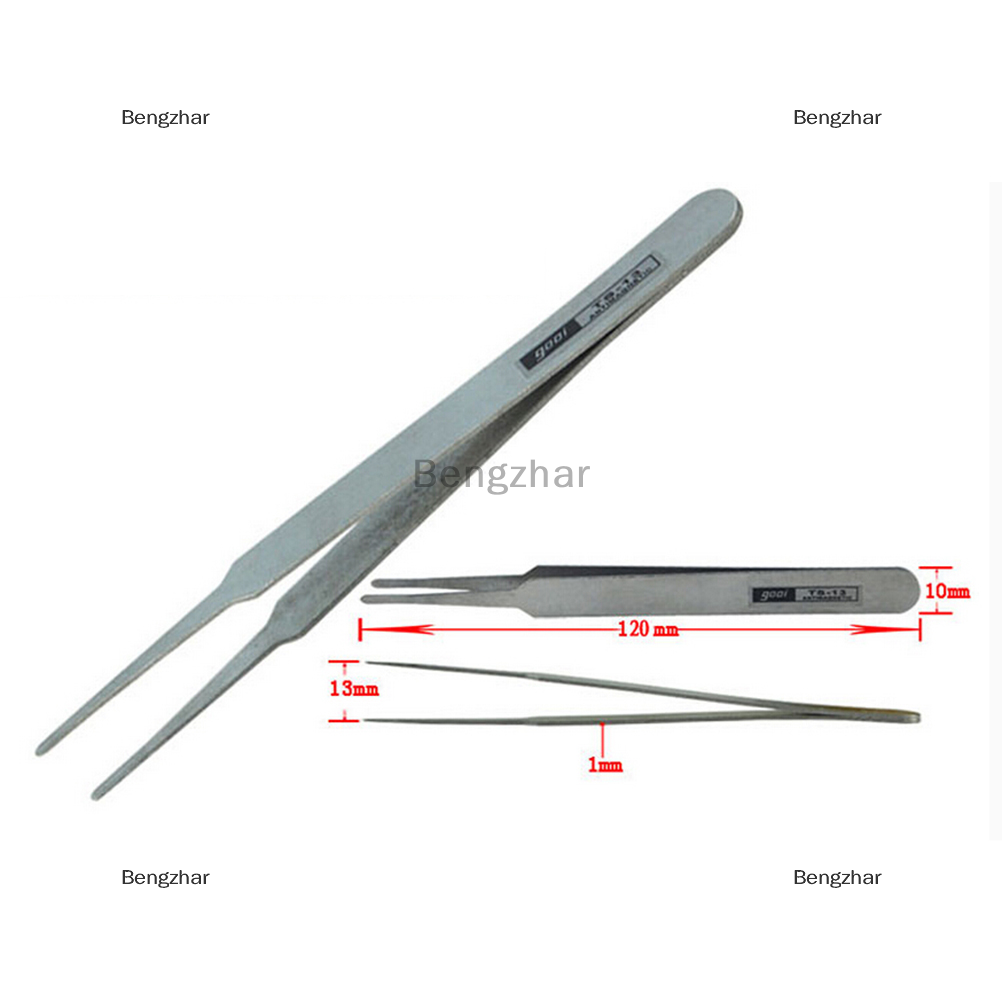 THM 1 chiếc nhíp thép không gỉ chống từ tính Bộ dụng cụ kẹp tinh xảo dụng cụ thợ kim hoàn