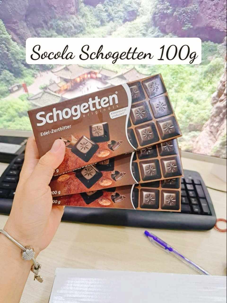 Socola Schogetten 100g  nâu leetrinh