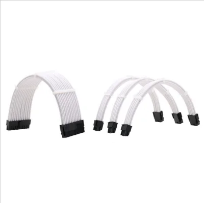 PSU Extension Customize Sleeve Cables White