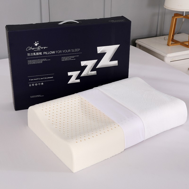 Zhidao Hilton Latex Pillow Adult Pellet Massage Pillow Sales Gift Single Pillow Core Natural Latex Pillow
