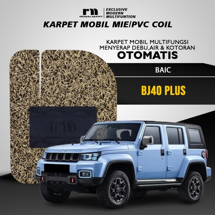 Royal Mart Karpet Mobil Mie Premium BAIC BJ40 PLUS Full Set Bergaransi Harga 1,020,000 rupiah*Gratis Ongkir