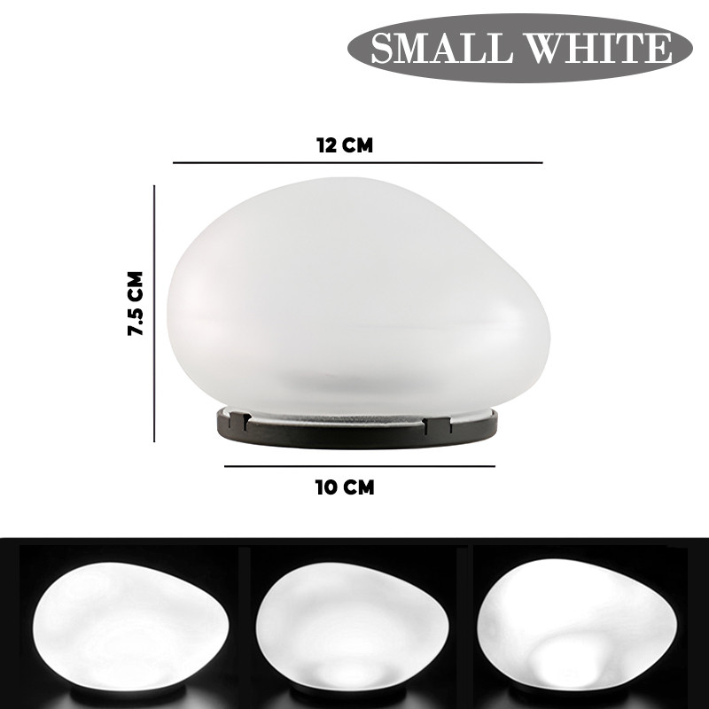 Solar Pebble Stone Lamp Waterproof Garden Light LED Outdoor Yard Decor Floodlight 鹅卵石灯 Lampu Batu