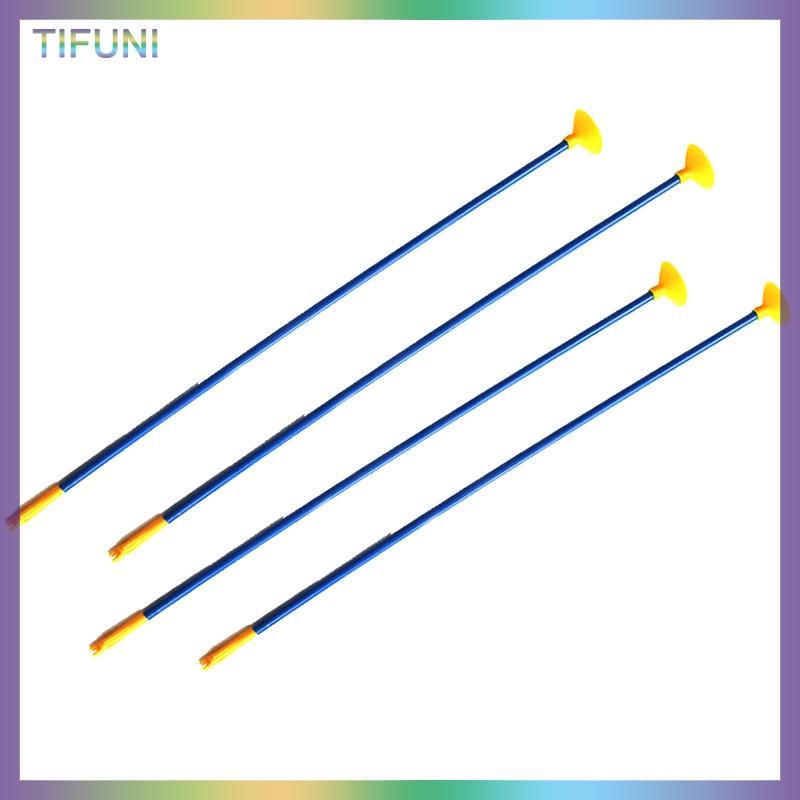 TIFUNI 10pcs Sucker bắn cung mũi tên PVC thực hành mũi tên mục tiêu mũi tên cho trẻ em Đồ chơi cung