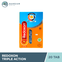 Redoxon Triple Action Effervescent 20 Tablet - Suplemen Imunitas Tubuh