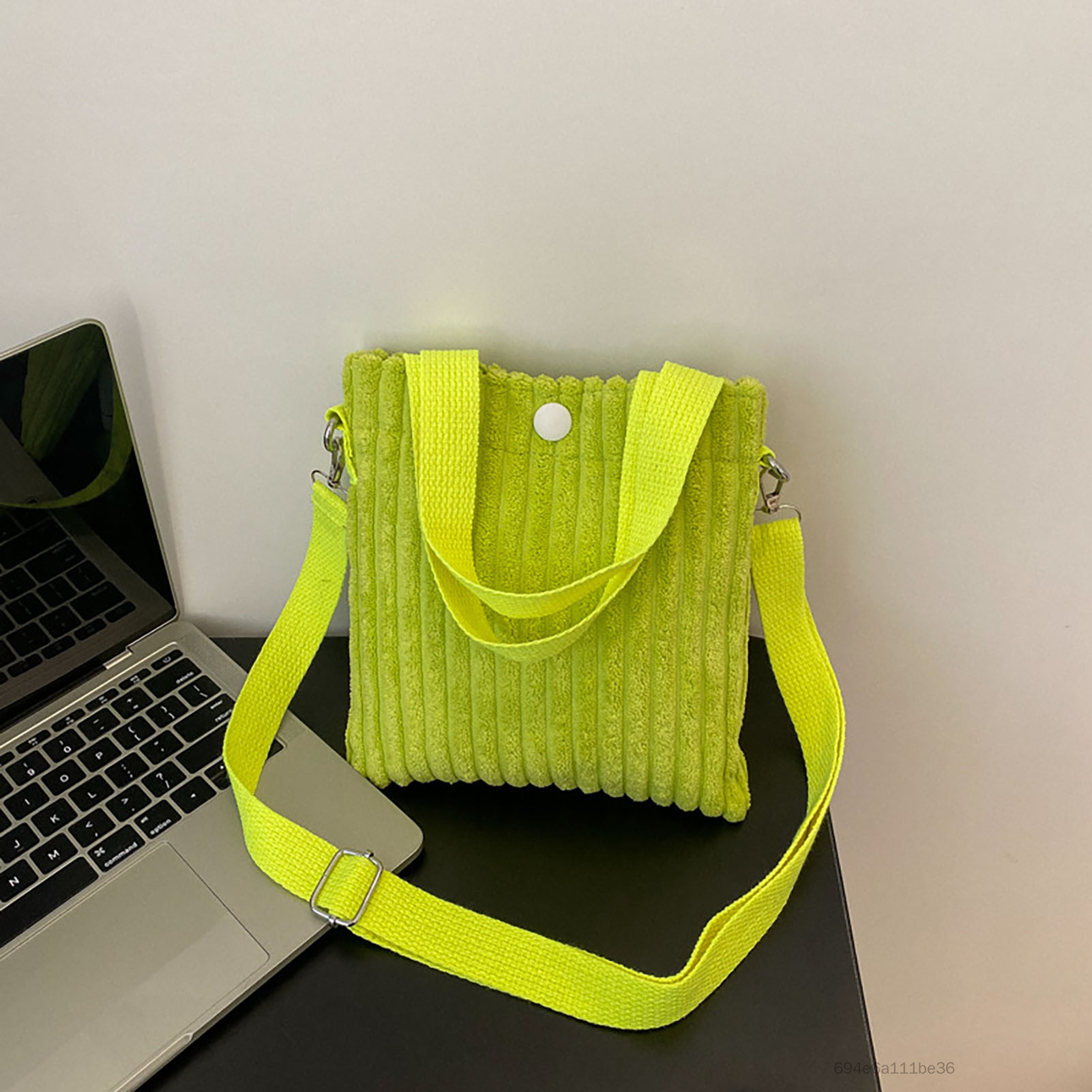 Túi Đeo Vai Vải Nhung, Túi Đeo Ngang Vintage Túi Nhỏ, Túi Tote Mini Màu Trơn Thường Ngày Cho Nữ Cô Gái EFD-VN - 5