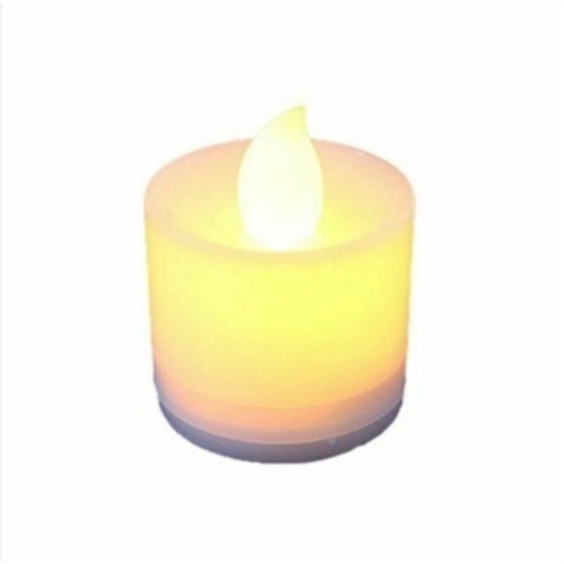 DIWALI LED Electronic Candle Lotus Lamp Buddha Offering Lamp Simulation Candle Long Lasting Lamp Candlestick Deepavali Pendant Lamp