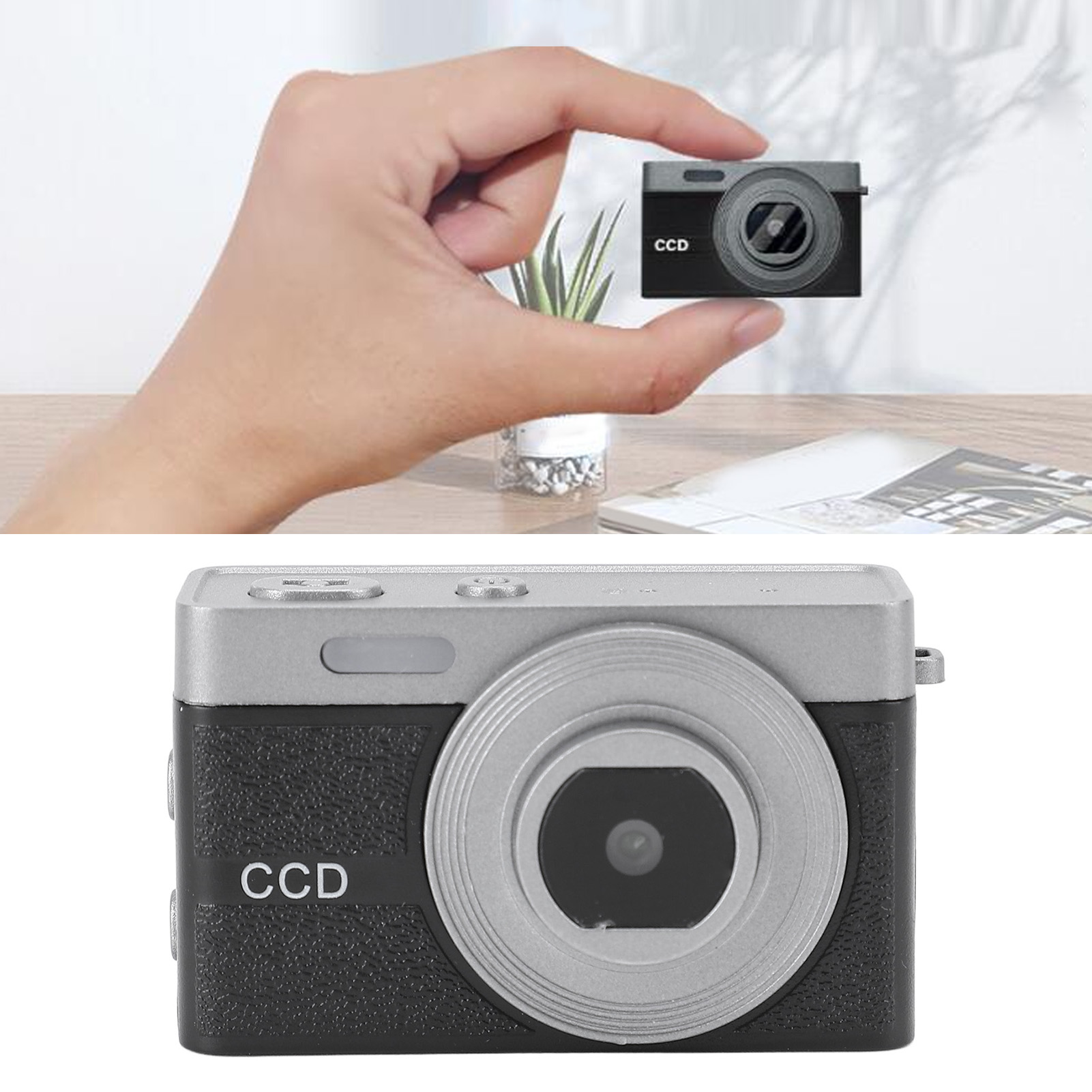 Máy ảnh kỹ thuật số nhỏ 0.96 inch màn hình ngón tay cái máy ảnh với dây buộc cho du lịch