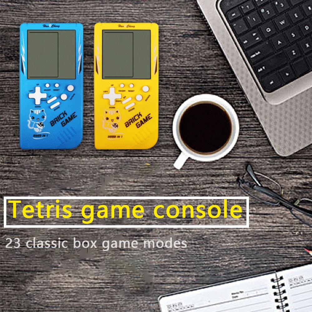เกมคอนโซล Tetris แบบพกพาคลาสสิกย้อนยุคมือถือเกมคอนโซลที่ปรับความเร็วได้ ราคา  68 บาท*ส่งฟรี