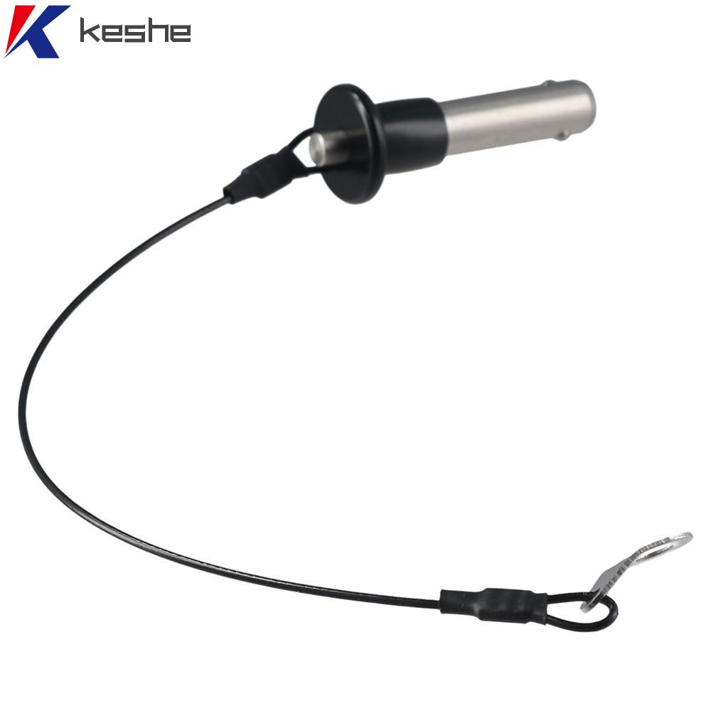 KESHE Đường kính 6/8/10mm Chốt khóa bi Nhiều kích cỡ Thép không gỉ Khóa nút bấm Chất lượng cao Với dây 25cm