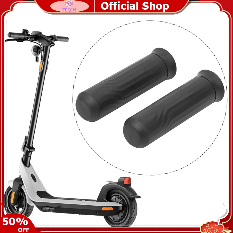 TEQIN toy new Electric Scooter Handlebar Grips Soft Non-Slip-Silicone Hand Covers Scooter Protector Spare Parts Fast Shipping ราคา 149 บาท*ส่งฟรี