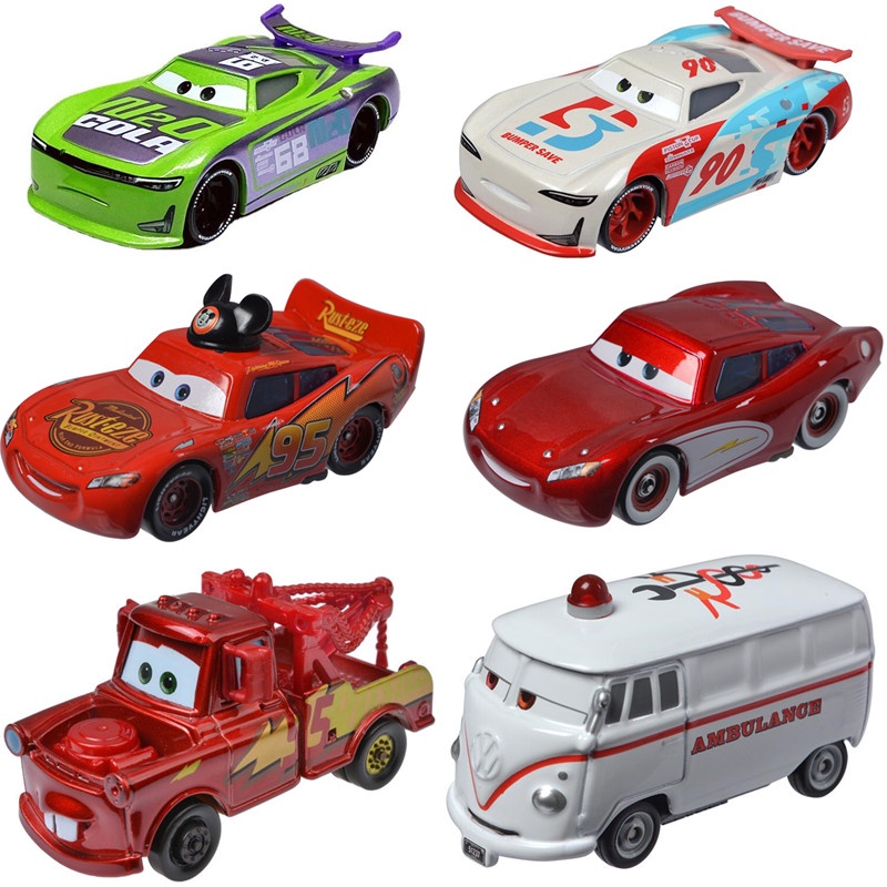 DISNEY Mô Hình Xe Hơi Pixar Cars 3 Lightning McQueen Mater Fabulous Hudson