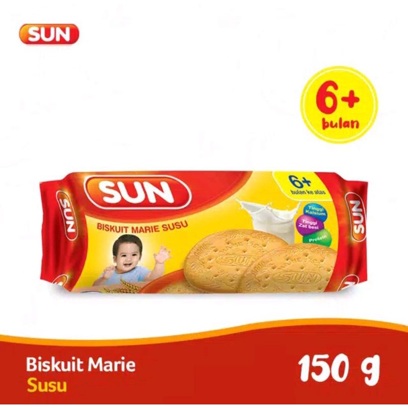 Promina / SUN Marie Biskuit Susu/Keju 150 & 80 gram