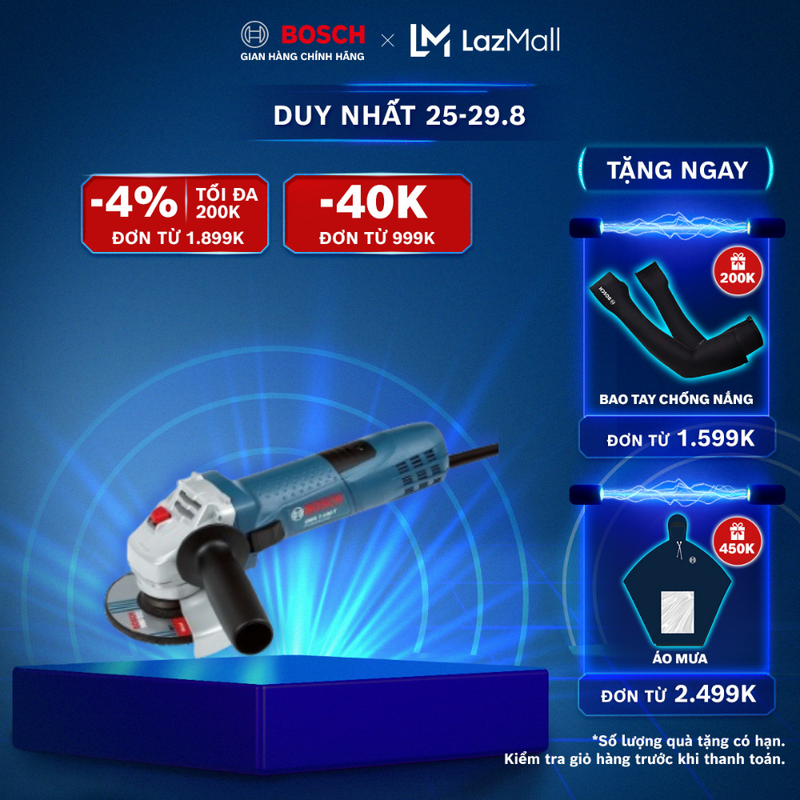 Máy mài góc bosch gws 7-100 t