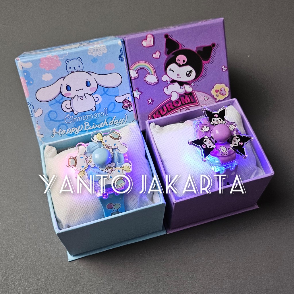 KADO - Jam tangan anak perempuan kuromi dan cinnamoroll