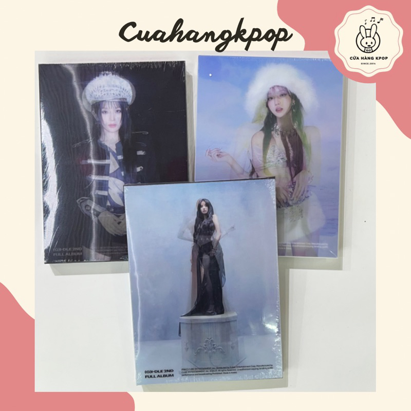 Album i-dle - 2nd full album #gidle nguyên seal