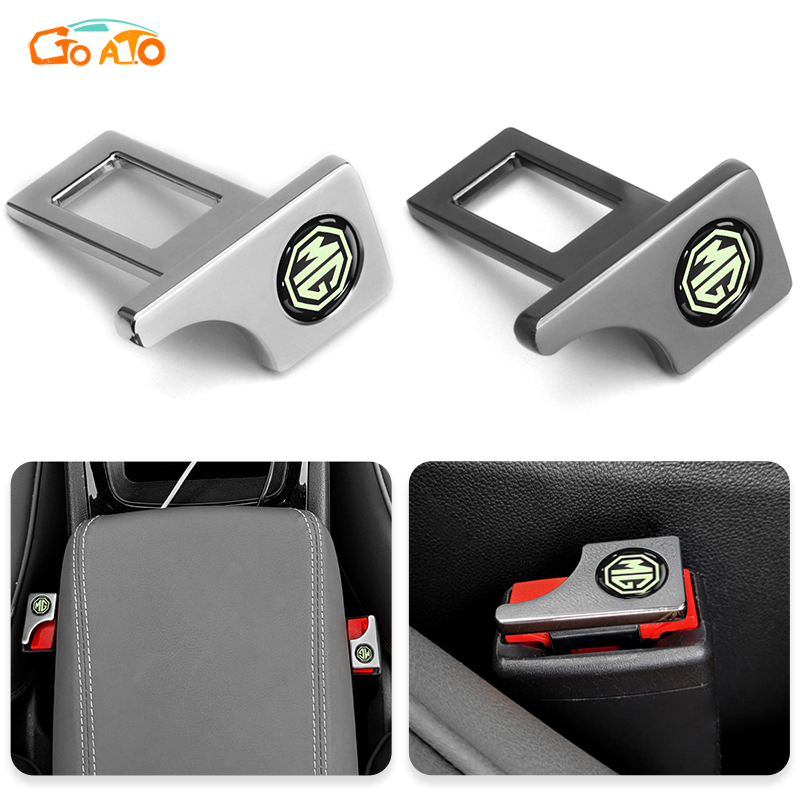 Gtioato dạ quang chốt cài dây an toàn xe ô tô chốt dây an toàn ô tô phụ kiện xe hơi cho mg mg5 zs hs 5