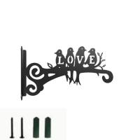KECTTIO Cổ điển Giá treo cây bằng kim loại Chịu tải nặng Chống gỉ sét Móc treo cây trên tường Sáng tạo Gắn tường Giá đỡ chậu hoa Trang trí sân vườn