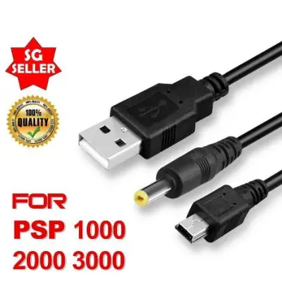 Sony PSP 1000 2000 3000 Play Station 3 Controller USB Charging Data Cable 1m