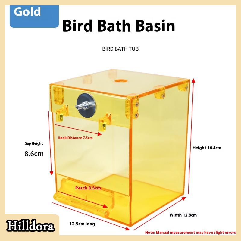 [Hilldora] Chim trung chuyển treo bát cho lồng tự động thực phẩm Dispenser Vẹt ăn chim vẹt phụ kiện - 7