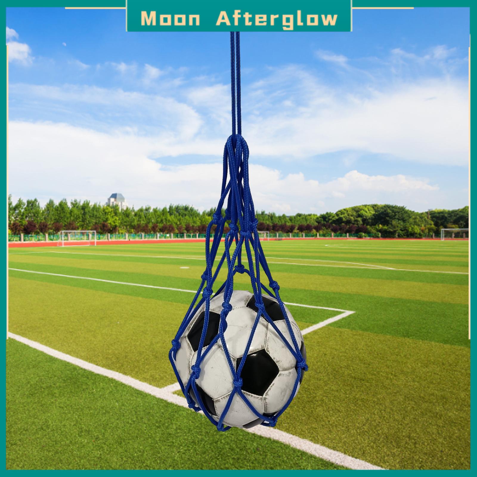 Moon Afterglow Football Net Bag Lightweight Nylon Net Bag for Soccer