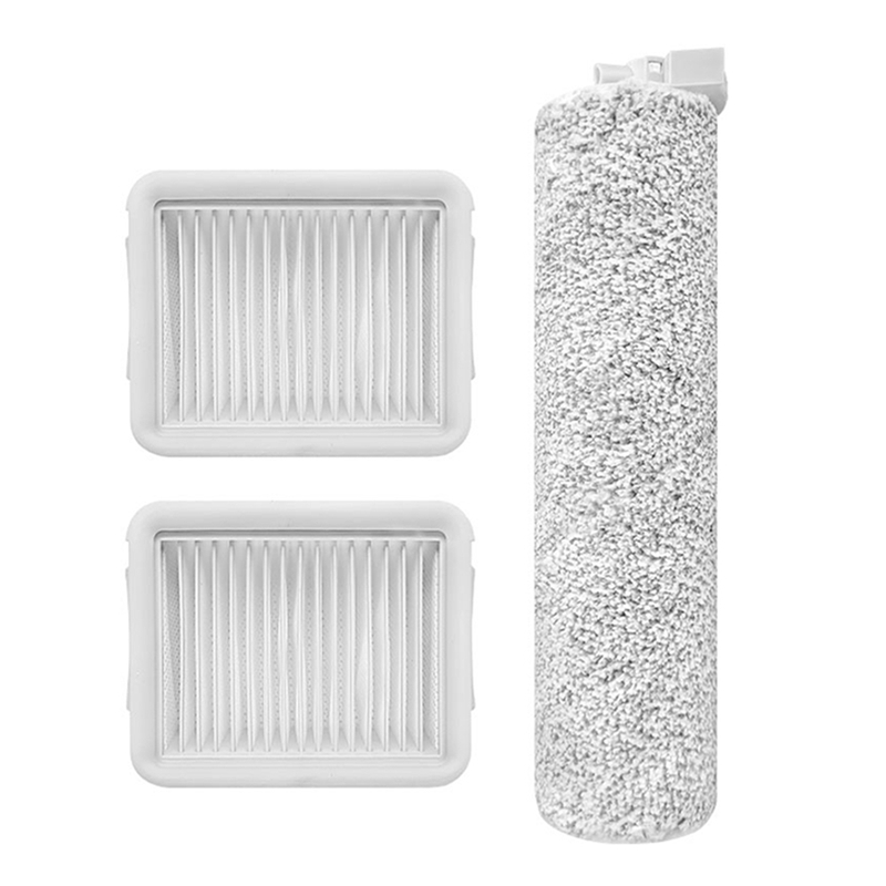 For H100 Pro Wet and Dry Vacuum Cleaner Replacement Parts Soft Brush Roll Hepa Filter Spare