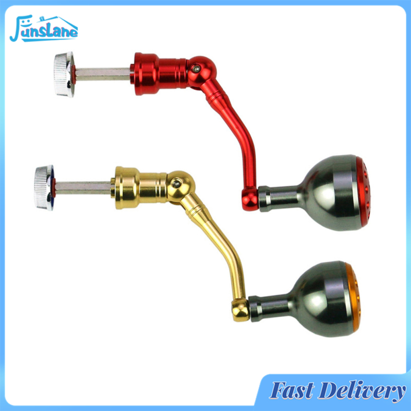 FunsLane Spinning Reel Rocker Arm, Hexagonal Style Reel Replacement Handle Grip, Lightweight Aluminum Alloy Single Grip Rocker Arm Grip Compatible For 1000-7000 Model ราคา 160 บาท*ส่งฟรี