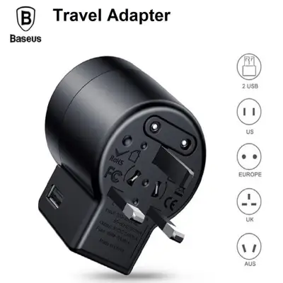 Baseus All in 1 Rotation Universal Travel Charger USB Adapter Portable Wall Charger