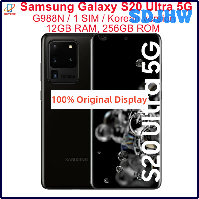 Samsung Galaxy S20 Ultra 5G - 6.9 Inch Amoled Display, 12Gb Ram