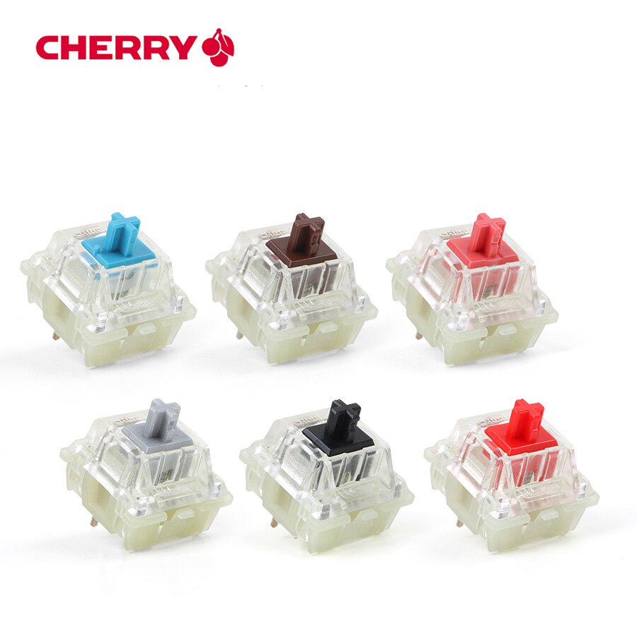 Cherry mx silent black rgb switches linear 60g plate pcb 42 off