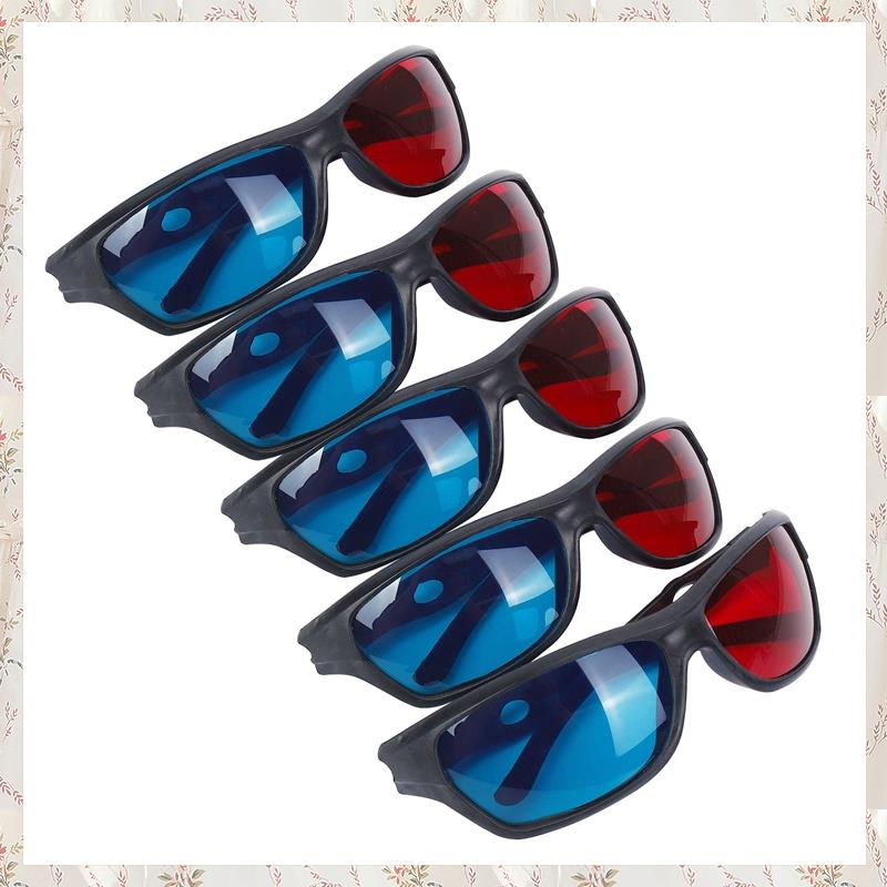 5x Red and Blue Anaglyph Dimensional 3D VISION Glasses For TV Movie Game DVD ราคา  84 บาท*ส่งฟรี