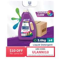 [Bundle of 4] Breeze Colour Care Liquid Detergent 3.6KG