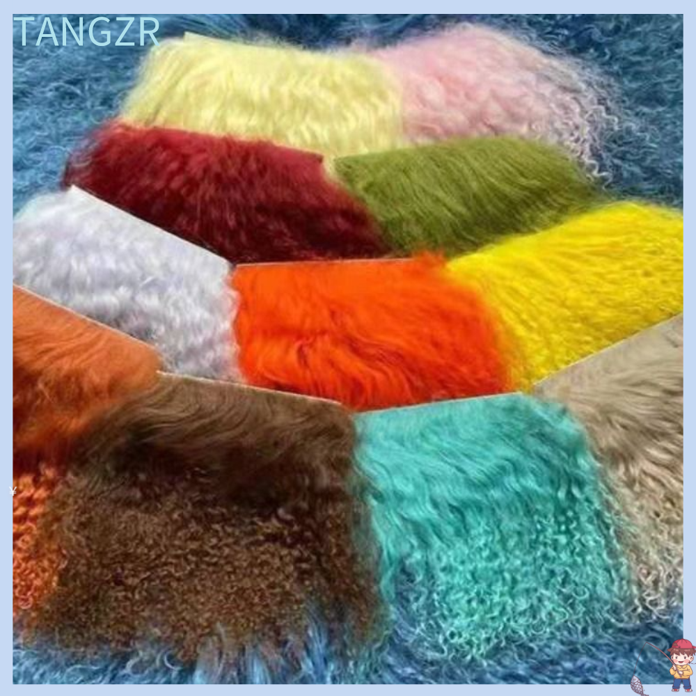 TANGZR แถวผม ต่อผมขนแกะ ทนทาน ขนสัตว์มองโกเลีย ขนแกะ ทันสมัย ลอนผม วิกผมตุ๊กตา BJD ตุ๊กตาผ้าขนฟู ราคา 80 บาท*ส่งฟรี
