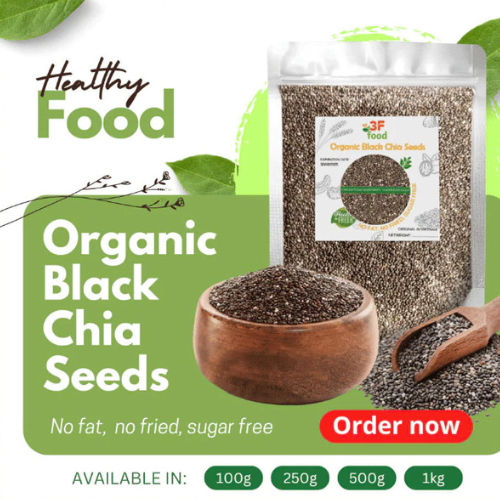 【READY】 3F FOODS Organic Black Chia Seeds Superfood for Health & Wellness Presyo 482 Piso*Libreng Shipping
