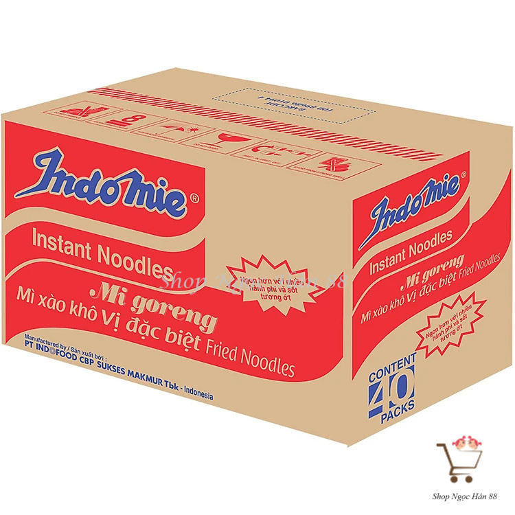 Thùng 20/40 Gói mì trộn indomie (79gr-91gr/gói)