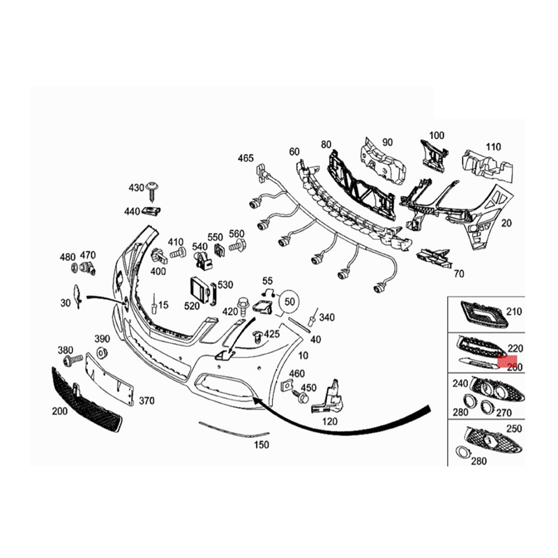 L+R Front Bumper Fog Lamp Chrome Cover Replacement Parts 2128852174 2128852274 for - W212 2010-2013 Day Running Light Trim