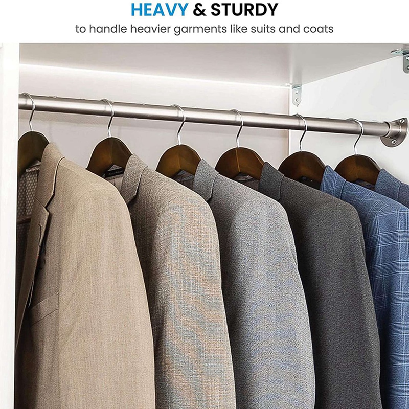 Wide Shoulder Wooden Hangers 18 Pack with Non Slip Pants Bar - Smooth Solid Wood Suit Hanger Coat Hanger ราคา  3,275 บาท*ส่งฟรี