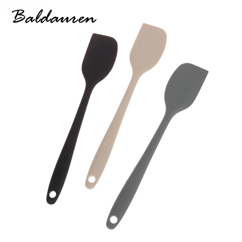 BALDAUREN [Ivy] ช้อนซิลิโคนเกรดอาหาร1ชิ้นสำหรับเครื่องมือเห่าและเบเกอรี่ที่ทนความร้อนช้อนทำอาหารทันทีและเครื่องทำความสะอาดชามที่ปลอดภัย ราคา 26 บาท*ส่งฟรี