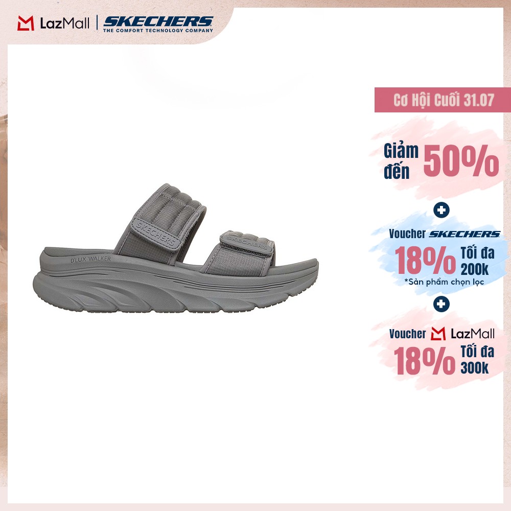 [Chỉ 31.07 - Voucher Skechers 20% + Voucher LZD 18%]Xăng Đan/Dép Nữ Skechers Sport Comfort D'Lux Walker Sandal Poolside Perfect - 163587-CCL