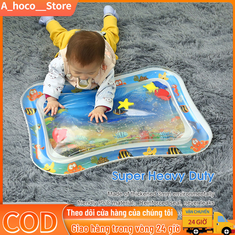 Thảm nước bơm hơi đệm em bé đệm chống rò rỉ đệm phun vui nhộn thảm chơi dưới nước cho trẻ mới biết đi trung tâm vui chơi hoạt động cho trẻ em & trẻ sơ sinh đồ chơi