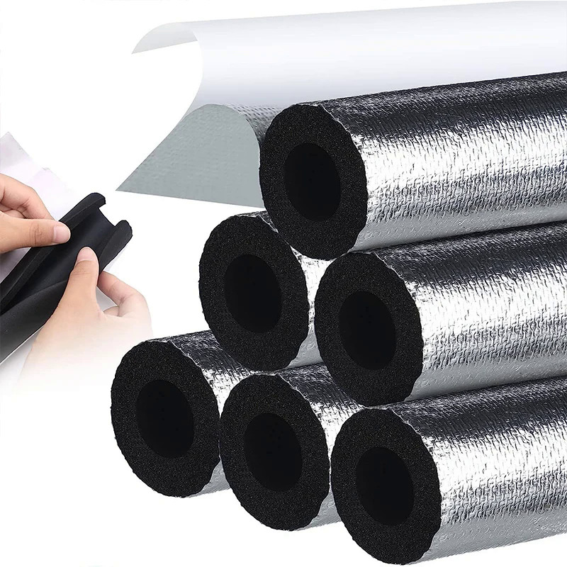 6 cái Ống cách nhiệt Ống xốp, cách nhiệt Túi xốp được sử dụng cho đồng Ống Pre đường may kẹp, ngoài trời mùa đông thủy lợi