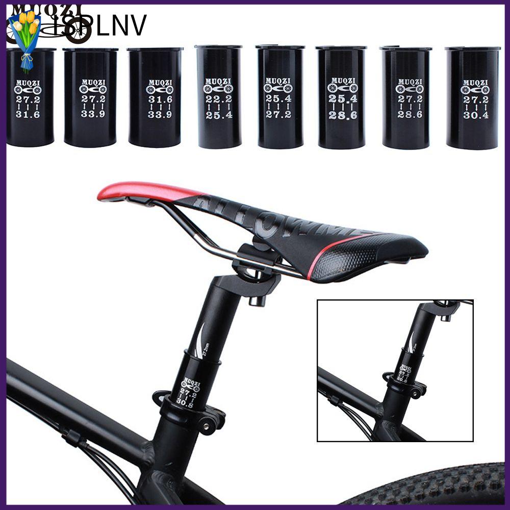ISPLNV 1pc Màu đen Hợp  nhôm Xe đạp leo núi Ống đăng chỗ ngồi Giảm bộ điều hợp tay áo Bộ giảm cột an toàn Cột an toàn cho xe đạp đường bộ