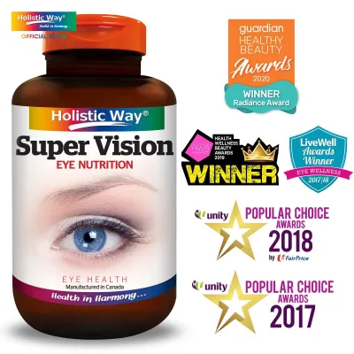 Holistic Way Super Vision Eye Nutrition (90 Capsules)