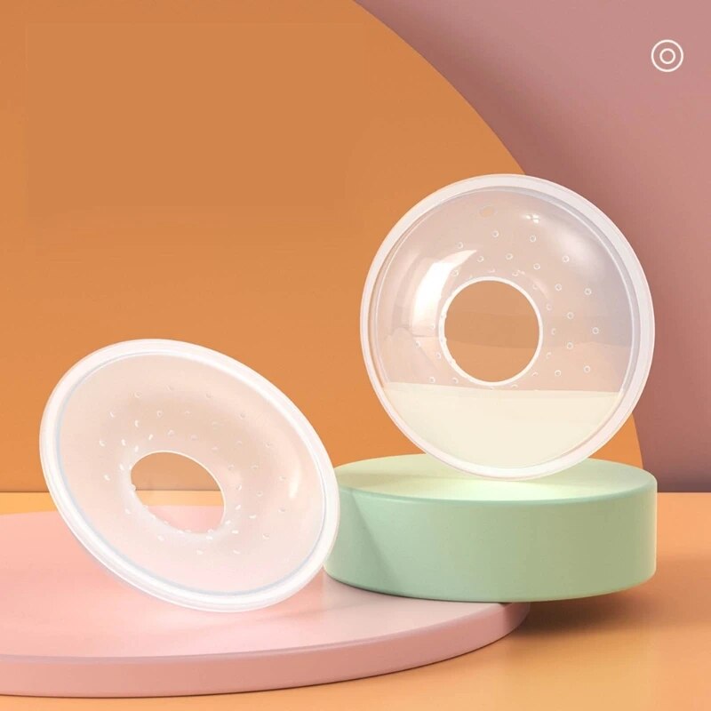 2Pcs Miếng bảo vệ núm vú sữa Catcher dùng cho thực phẩm cúp Áo cho con bú cho con bú sữa mẹ hiệu quả chống dòng chảy sữa mẹ thu