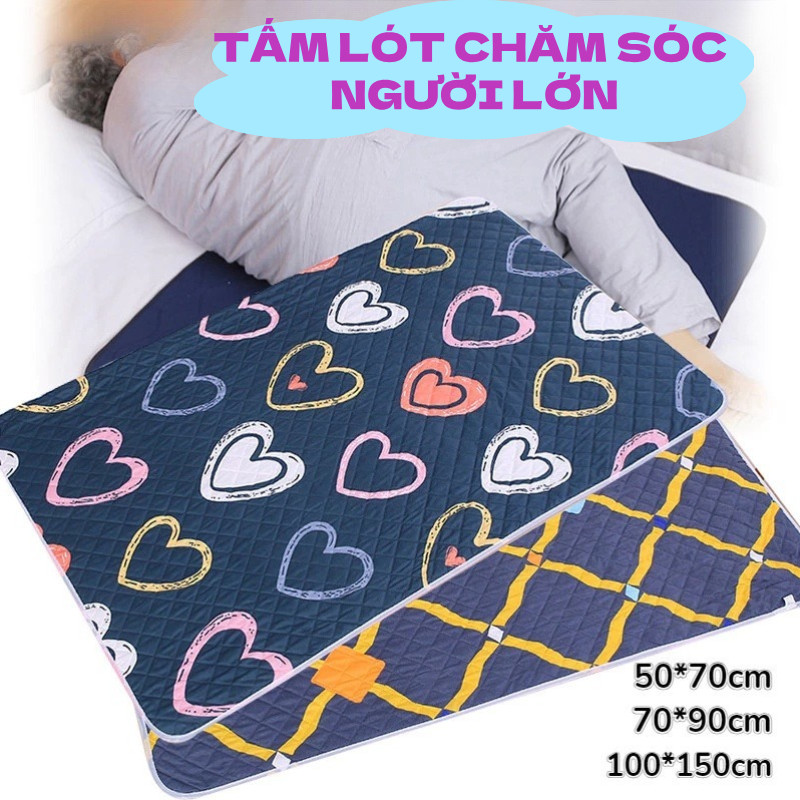 Miếng đệm chống thấm nước Miếng đệm chăm sóc Miếng đệm kinh nguyệt thân thiện da không chứa formaldehyde vải cotton tự nhiên dễ giặt dễ khô không phai màu cho em bé người già